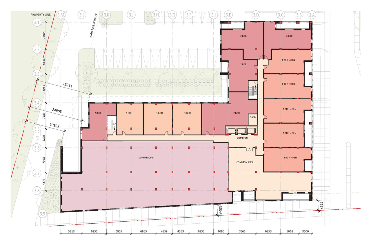 Construction site plan for project from page 39 of the file '2021-10-27 - DESIGN BRIEF - D02-02-21-0137'