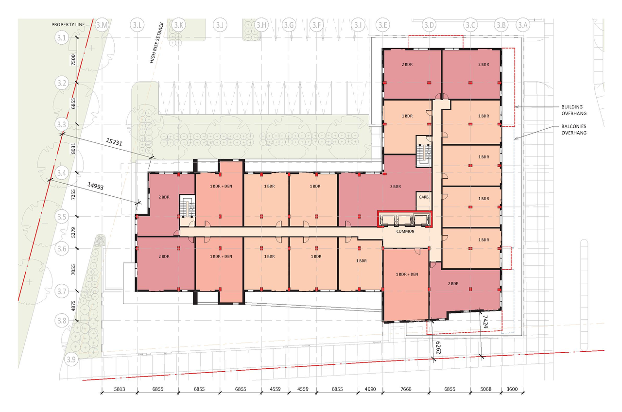Construction site plan for project from page 41 of the file '2021-10-27 - DESIGN BRIEF - D02-02-21-0137'