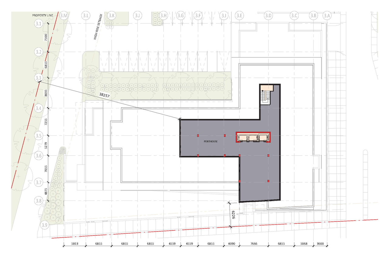 Construction site plan for project from page 44 of the file '2021-10-27 - DESIGN BRIEF - D02-02-21-0137'