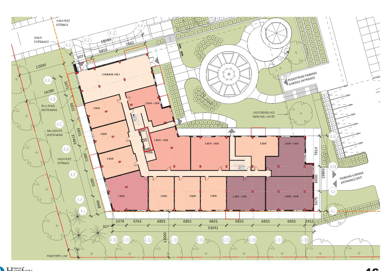 Construction site plan for project from page 47 of the file '2021-10-27 - DESIGN BRIEF - D02-02-21-0137'