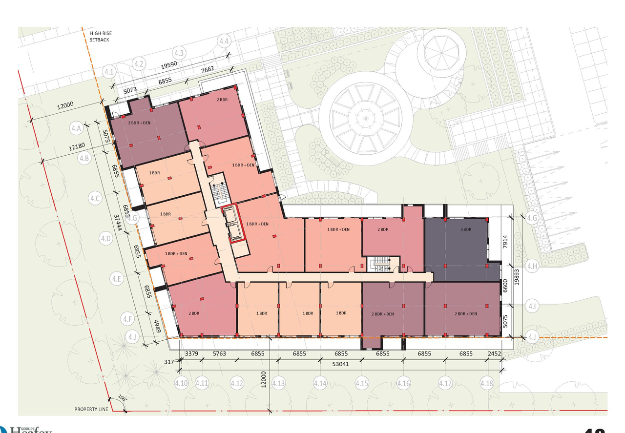 Construction site plan for project from page 49 of the file '2021-10-27 - DESIGN BRIEF - D02-02-21-0137'