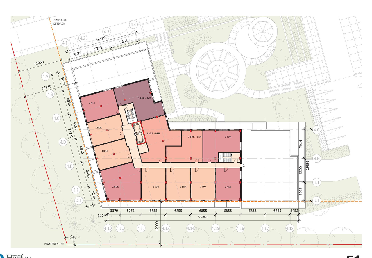 Construction site plan for project from page 52 of the file '2021-10-27 - DESIGN BRIEF - D02-02-21-0137'