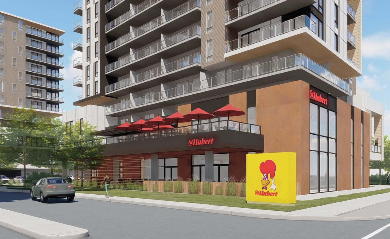 Rendering of building from page 74 of the file '2021-10-27 - DESIGN BRIEF - D02-02-21-0137'