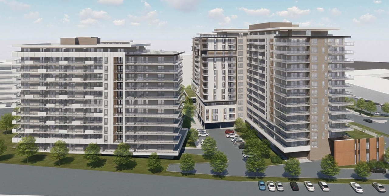 Rendering of building from page 77 of the file '2021-10-27 - DESIGN BRIEF - D02-02-21-0137'