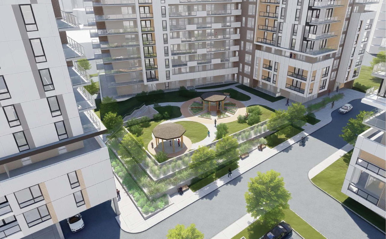 Rendering of building from page 79 of the file '2021-10-27 - DESIGN BRIEF - D02-02-21-0137'
