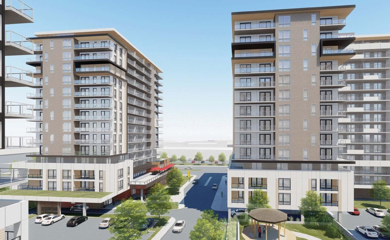 Rendering of building from page 87 of the file '2021-10-27 - DESIGN BRIEF - D02-02-21-0137'