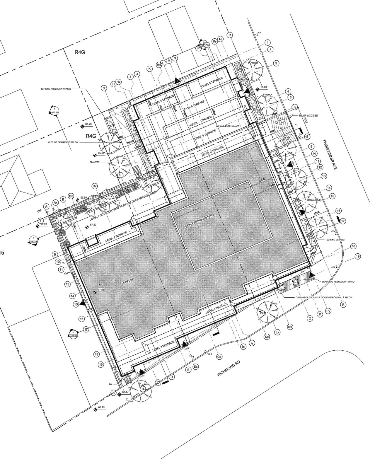 Construction site plan for project from page 18 of the file '2023-04-25 - Design Brief -D02-02-21-0138'