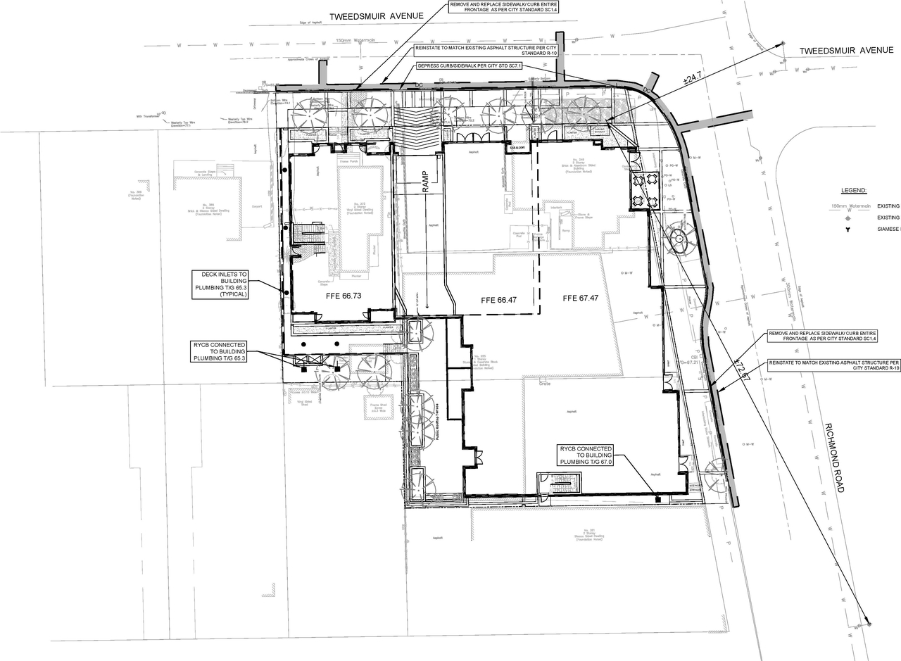 Construction site plan for project from page 30 of the file '2023-04-25 - Design Brief -D02-02-21-0138'