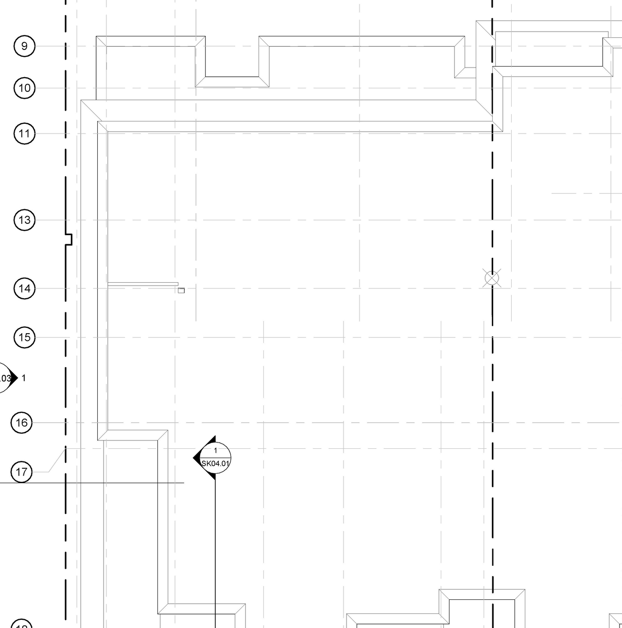 Floor plan for project from page 15 of the file '2023-04-25 - Floor, Elevation, Sections, Views Plans - D02-02-21-0138'