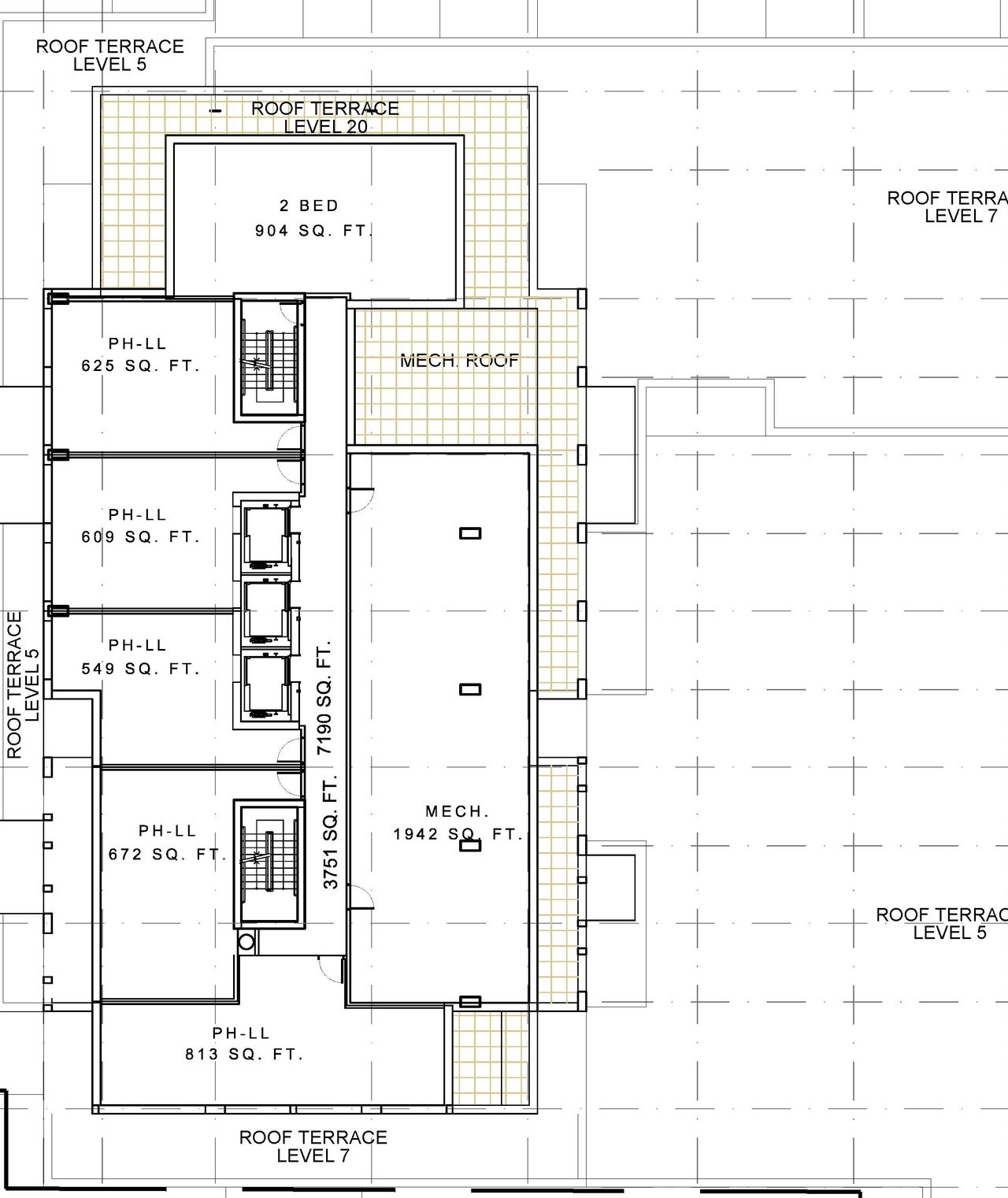 Floor plan for project from page 3 of the file '2021-10-29 - Elevations, Floor Plans, Shadow Study - D02-02-21-0139'