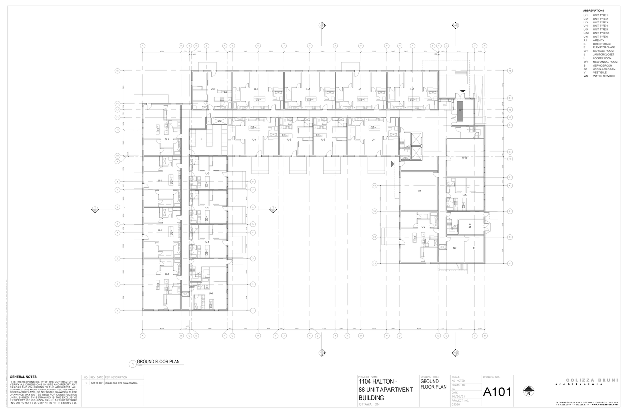 Floor plan for project from page 2 of the file '2021-11-03 - Floor Plans - D02-02-21-0140'