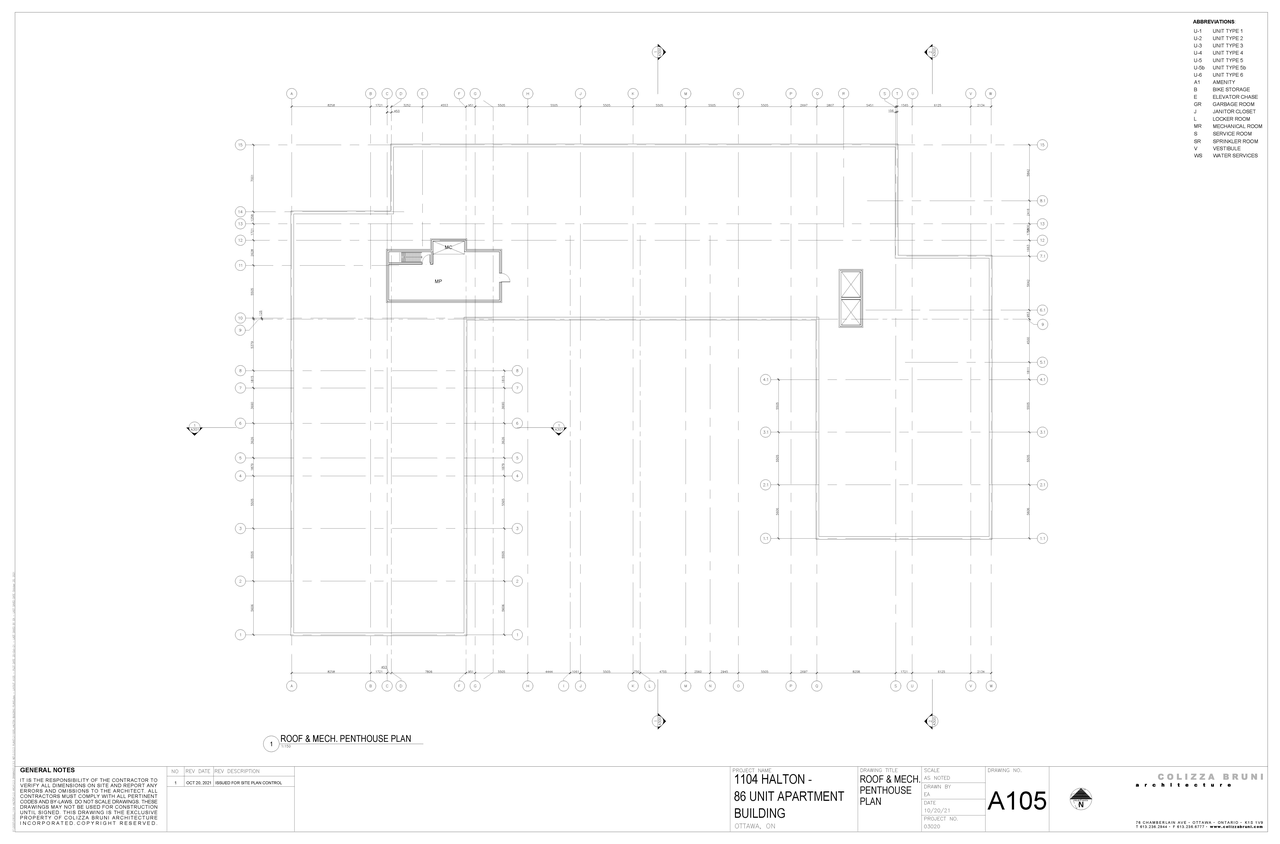 Construction site plan for project from page 6 of the file '2021-11-03 - Floor Plans - D02-02-21-0140'