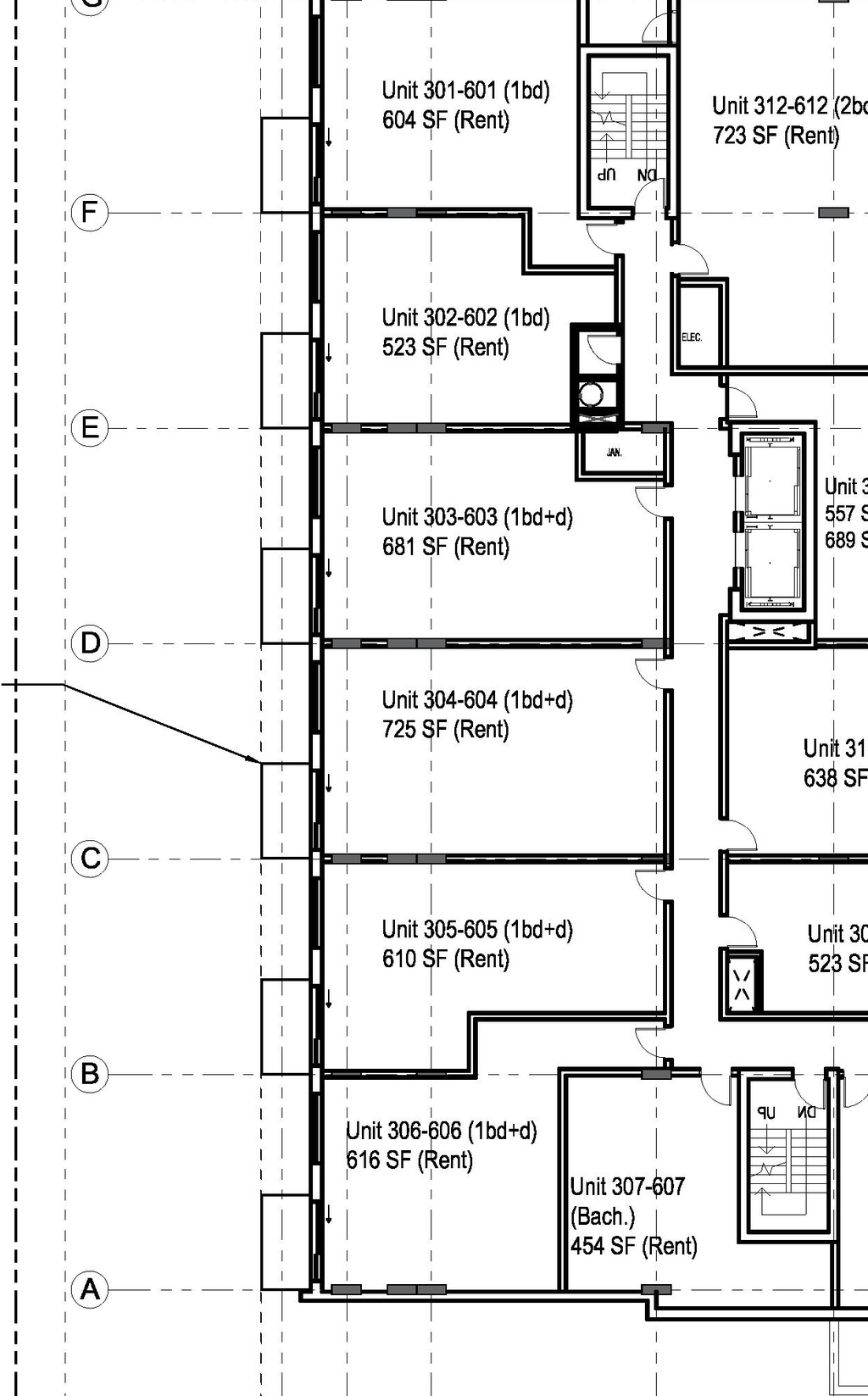 Floor plan for project from page 4 of the file '2021-11-24 - Parking Floor Plans - D02-02-21-0145'