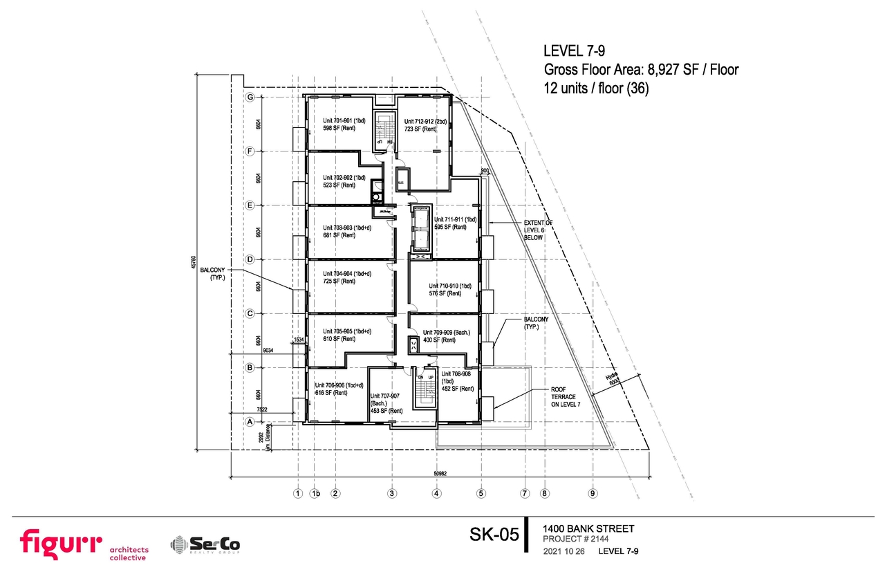 Floor plan for project from page 5 of the file '2021-11-24 - Parking Floor Plans - D02-02-21-0145'