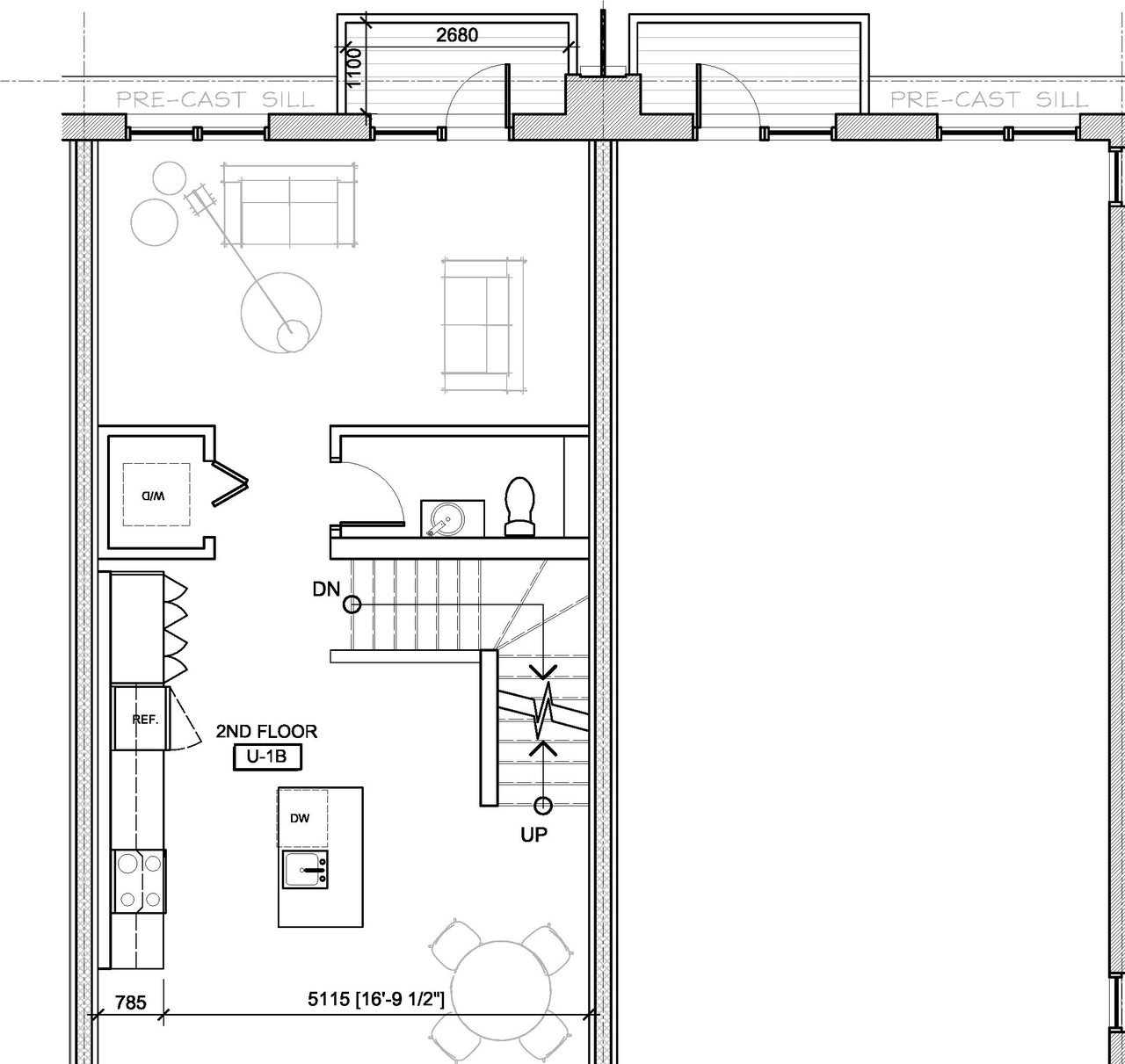Floor plan for project from page 1 of the file '2021-12-31 - Floor Plans - D02-02-21-0164'