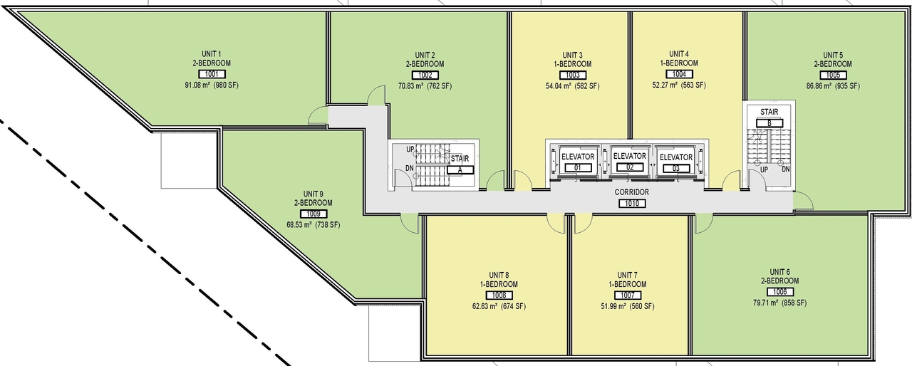 Floor plan for project from page 10 of the file '2022-01-17 - Site and Floor Plans - D02-02-22-0003'