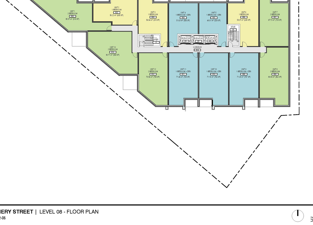 Floor plan for project from page 8 of the file '2022-01-17 - Site and Floor Plans - D02-02-22-0003'