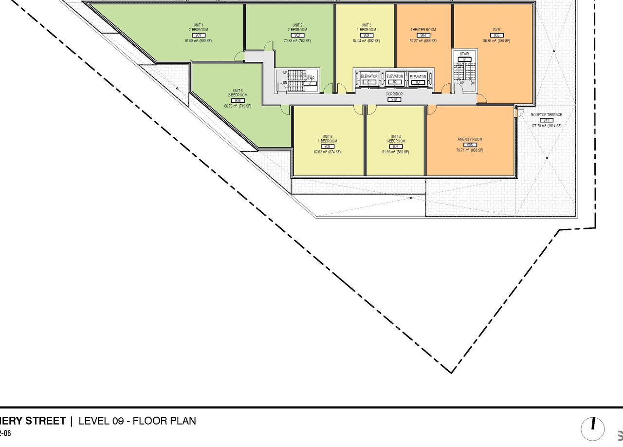 Floor plan for project from page 9 of the file '2022-01-17 - Site and Floor Plans - D02-02-22-0003'