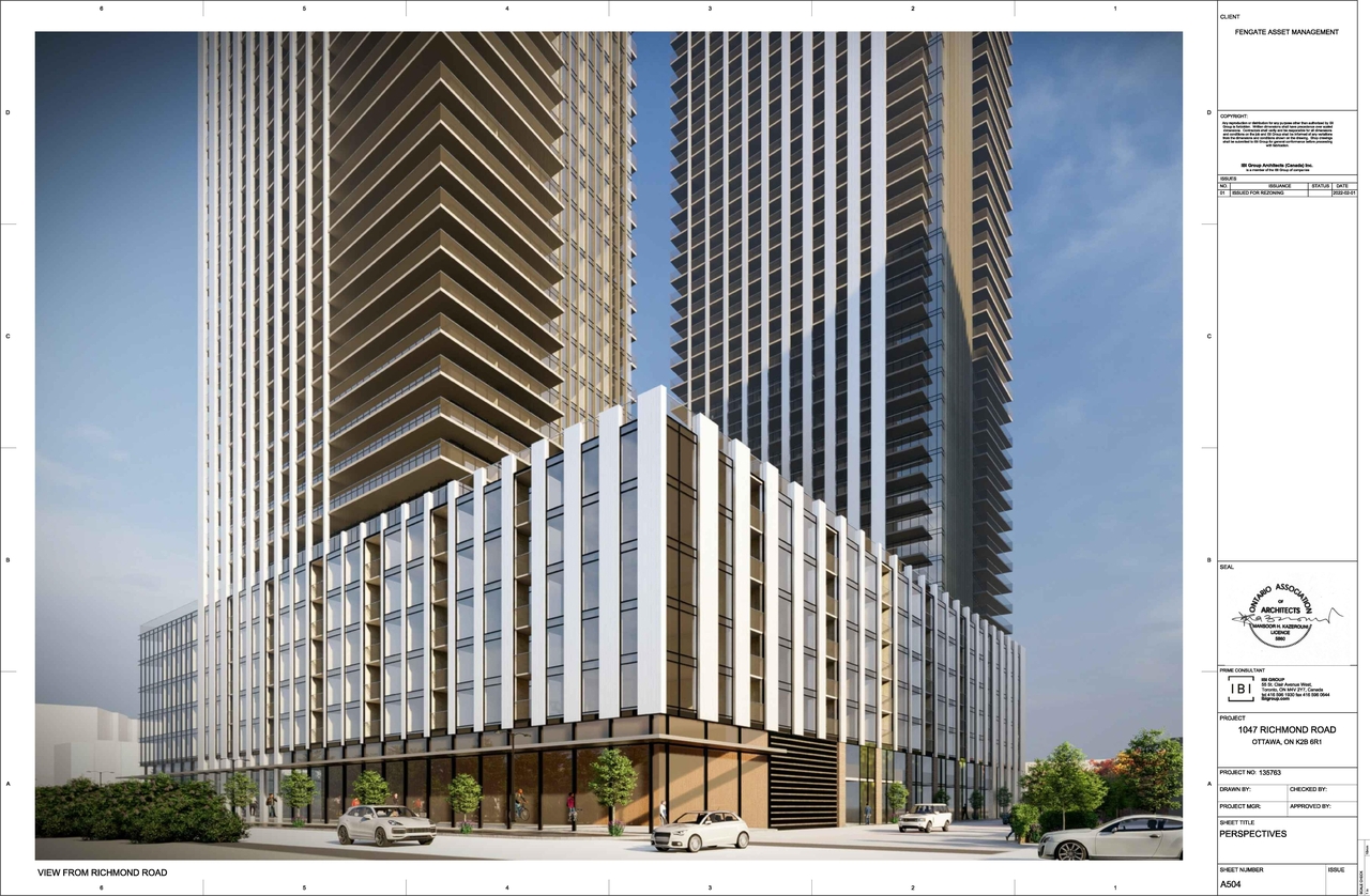 Rendering of building from page 4 of the file '2022-02-04 - Renderings - D02-02-22-0012'