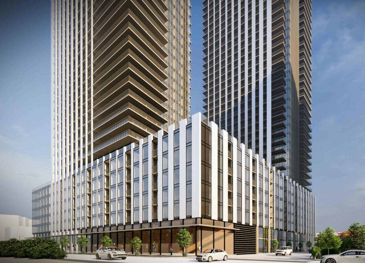 Rendering of building from page 4 of the file '2022-02-04 - Renderings - D02-02-22-0012'