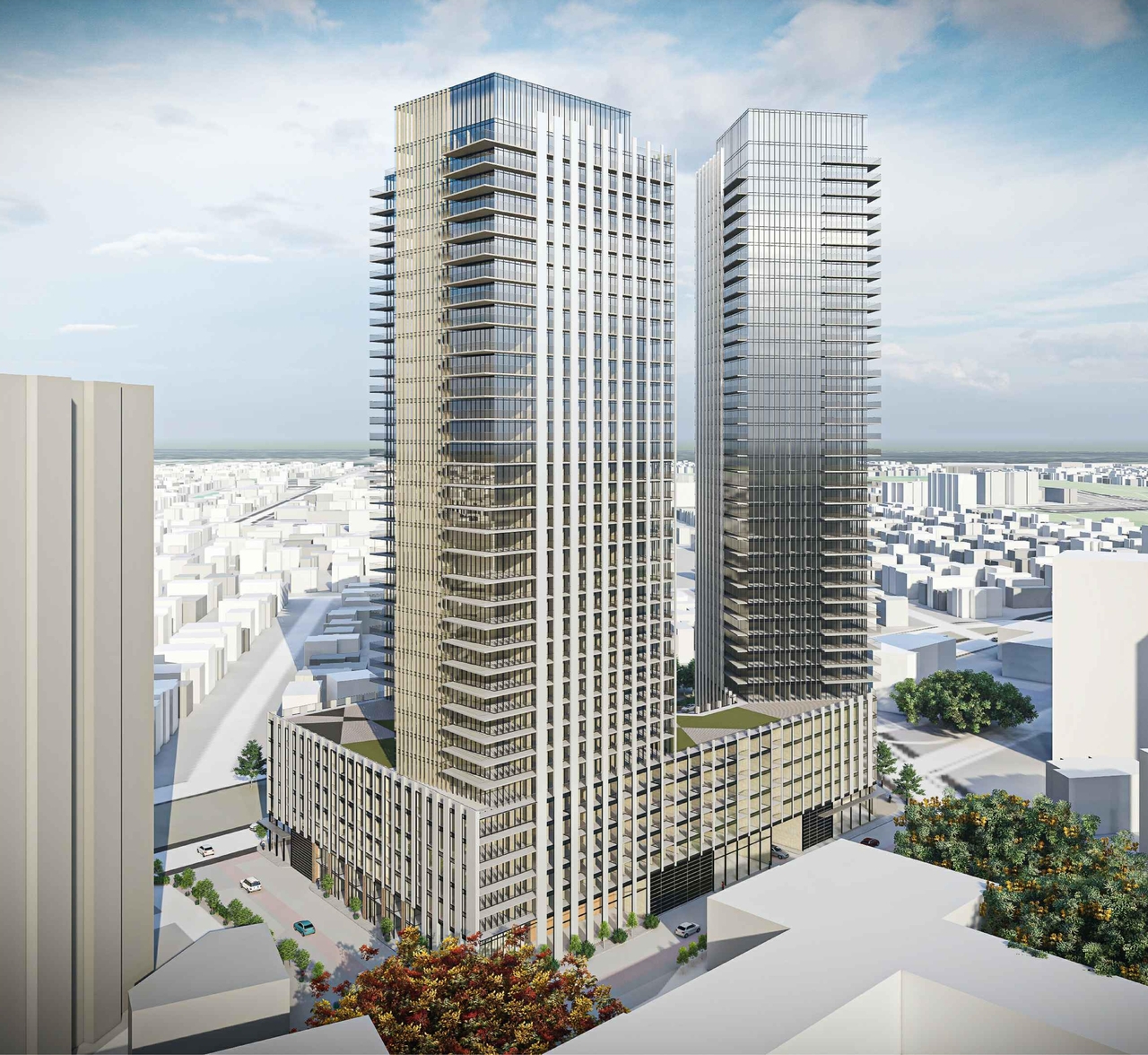 Rendering of building from page 5 of the file '2022-02-04 - Renderings - D02-02-22-0012'