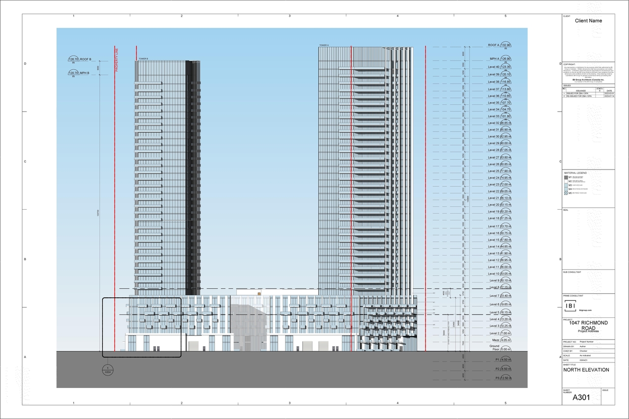 Image from page 1 of the file '2023-07-25 - Elevations, Sections, & Perspectives - D02-02-22-0012'
