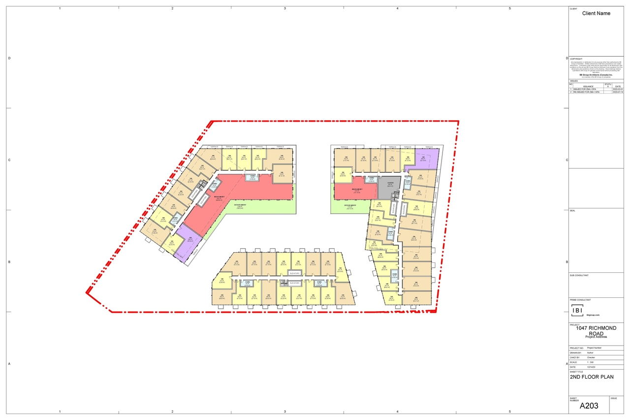 Floor plan for project from page 10 of the file '2023-07-25 - Site Plan & Floor Plans - D02-02-22-0012'