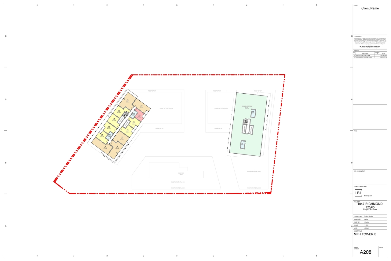 Construction site plan for project from page 15 of the file '2023-07-25 - Site Plan & Floor Plans - D02-02-22-0012'