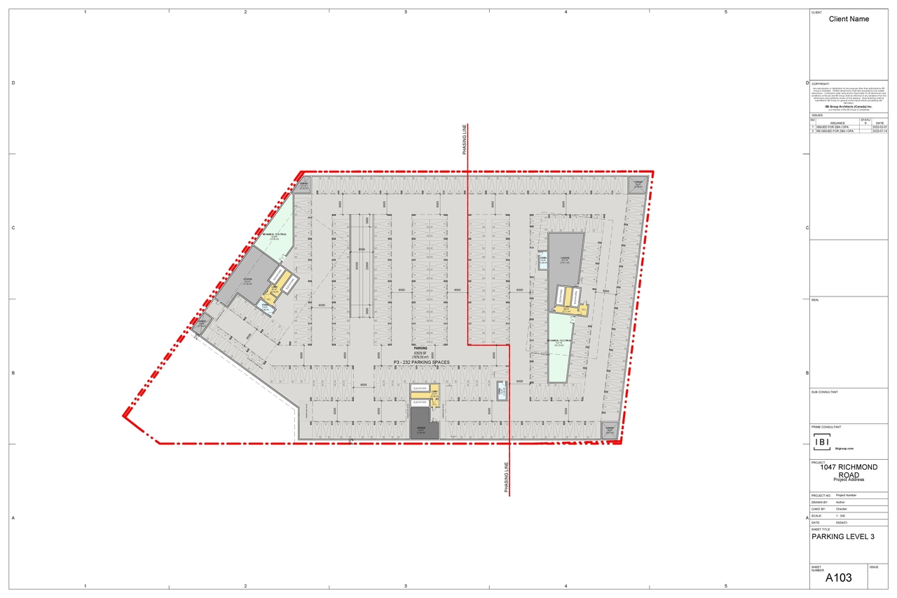 Construction site plan for project from page 5 of the file '2023-07-25 - Site Plan & Floor Plans - D02-02-22-0012'