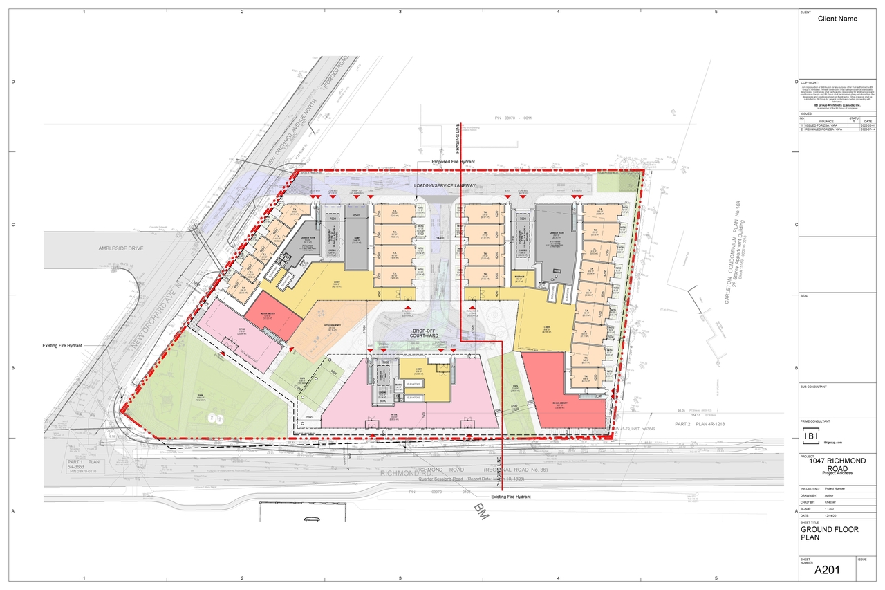 Floor plan for project from page 8 of the file '2023-07-25 - Site Plan & Floor Plans - D02-02-22-0012'