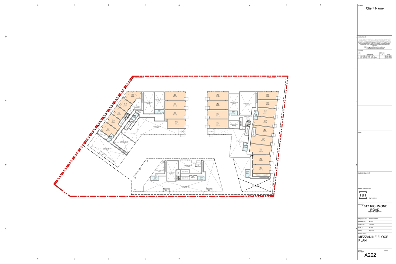 Floor plan for project from page 9 of the file '2023-07-25 - Site Plan & Floor Plans - D02-02-22-0012'