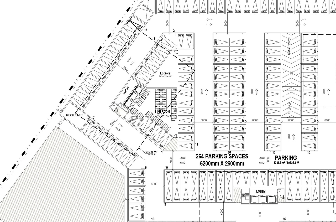 Floor plan for project from page 38 of the file '2022-03-30 - UDRP Presentation - D02-02-22-0012'