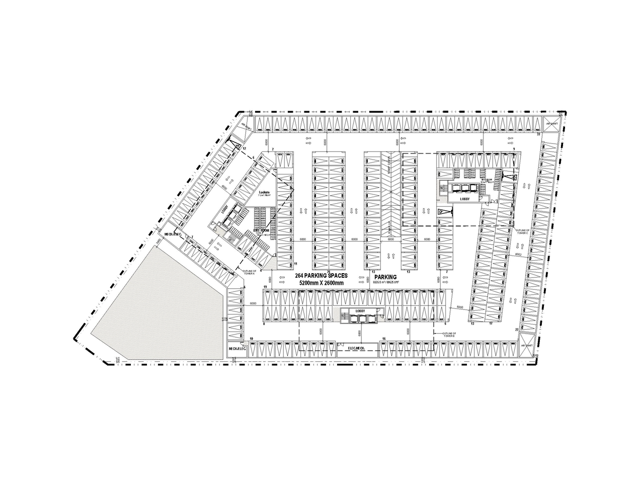 Floor plan for project from page 38 of the file '2022-03-30 - UDRP Presentation - D02-02-22-0012'
