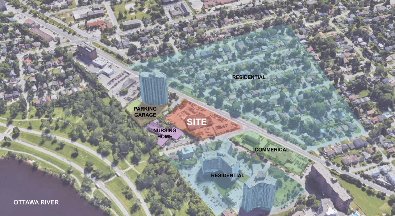 Construction site plan for project from page 4 of the file '2022-03-30 - UDRP Presentation - D02-02-22-0012'