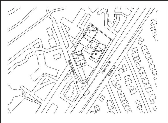 Construction site plan for project from page 46 of the file '2022-03-30 - UDRP Presentation - D02-02-22-0012'