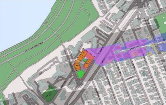 Construction site plan for project from page 55 of the file '2022-03-30 - UDRP Presentation - D02-02-22-0012'