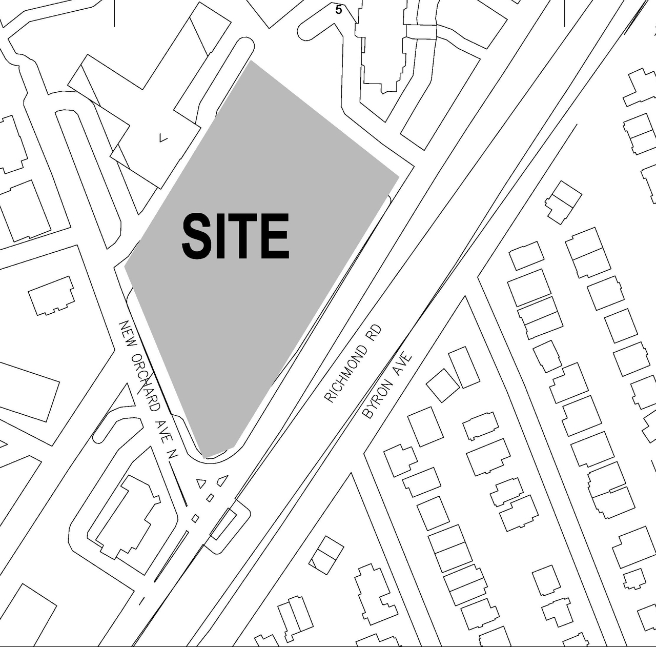 Construction site plan for project from page 2 of the file '2022-02-04 - Site Plan, Floor Plans, and Parking Plan - D02-02-22-0012'