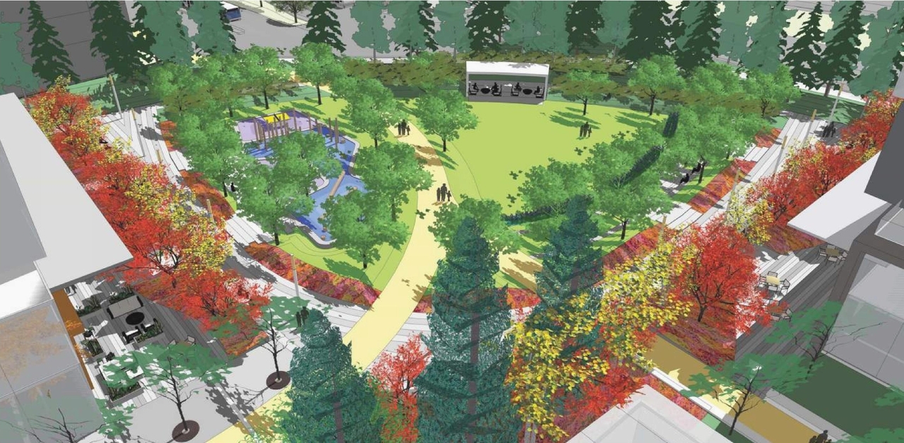 Rendering of building from page 15 of the file '2023-12-21 - Urban Design Review Drawing Package - D02-02-22-0025'