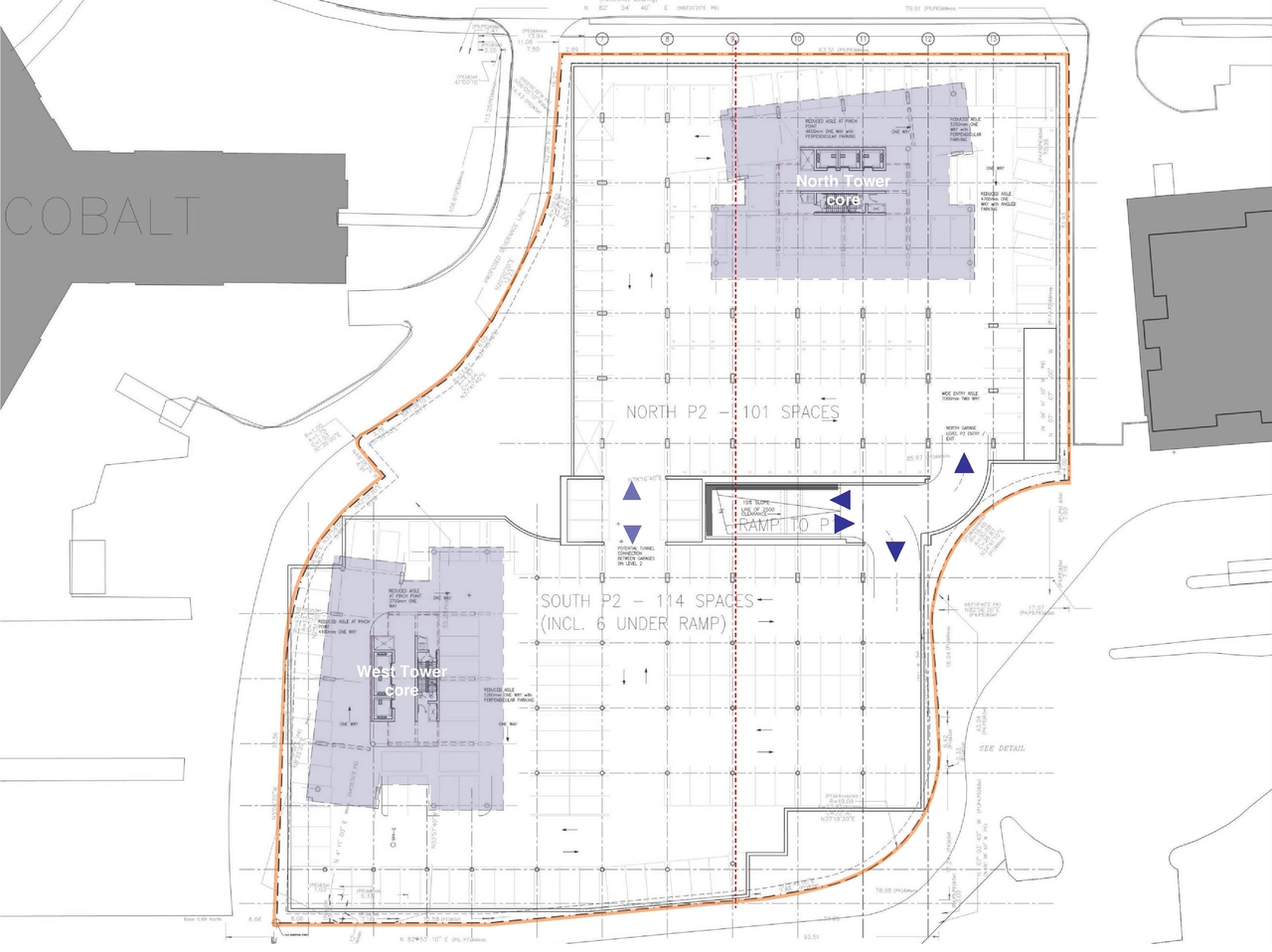 Floor plan for project from page 27 of the file '2023-12-21 - Urban Design Review Drawing Package - D02-02-22-0025'