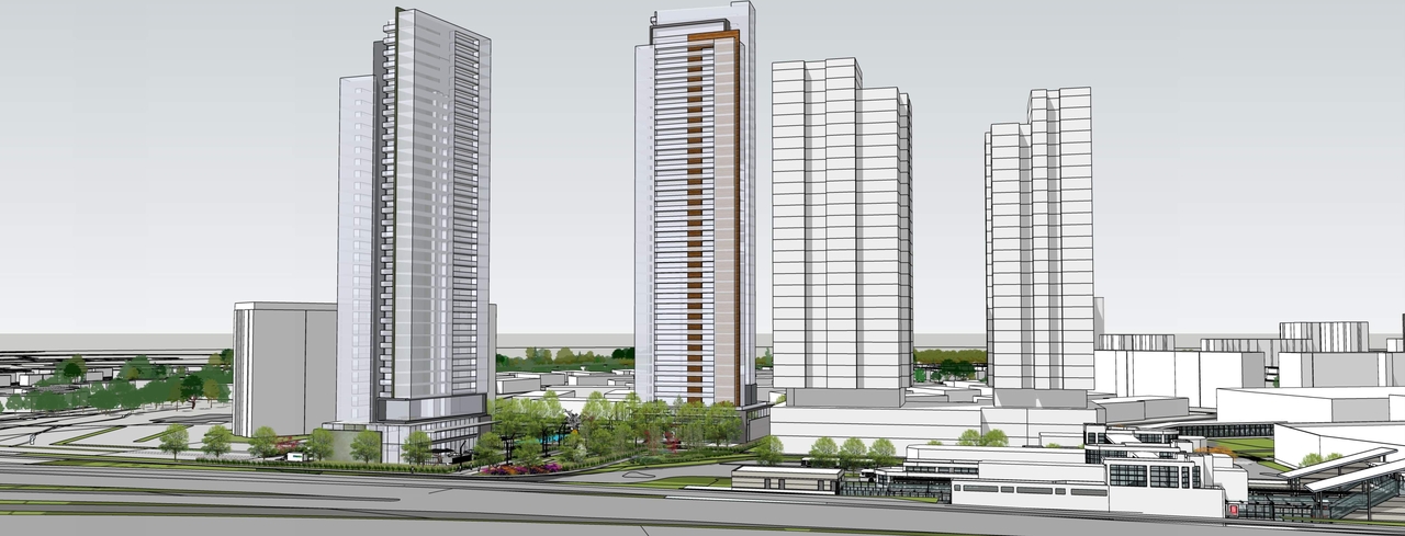Rendering of building from page 32 of the file '2023-12-21 - Urban Design Review Drawing Package - D02-02-22-0025'