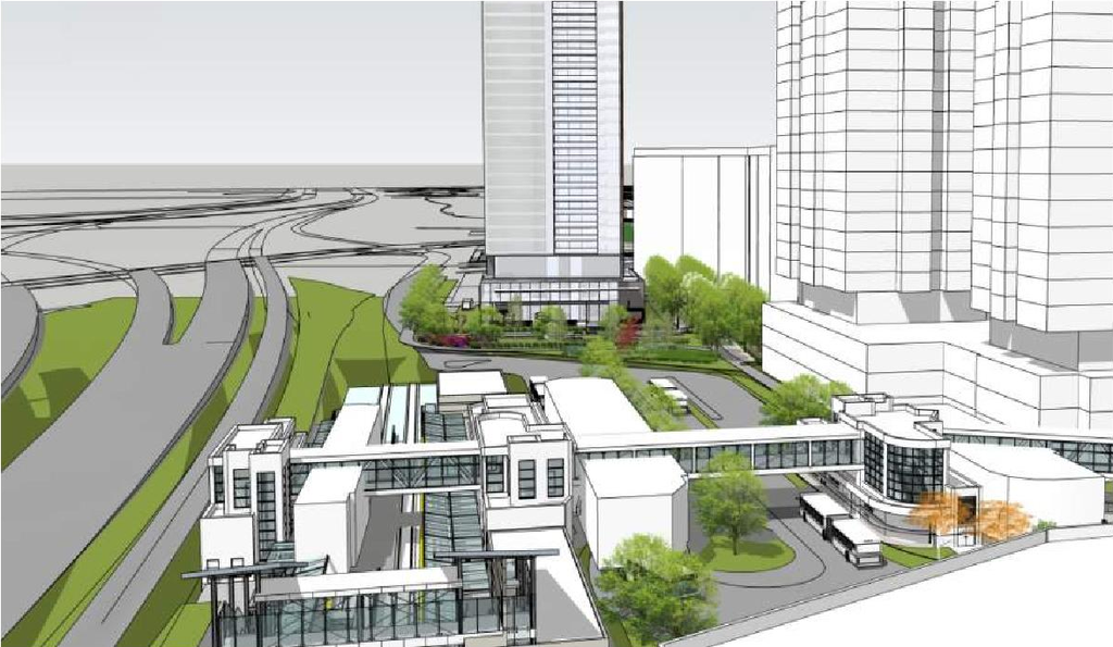 Rendering of building from page 5 of the file '2023-12-21 - Urban Design Review Drawing Package - D02-02-22-0025'