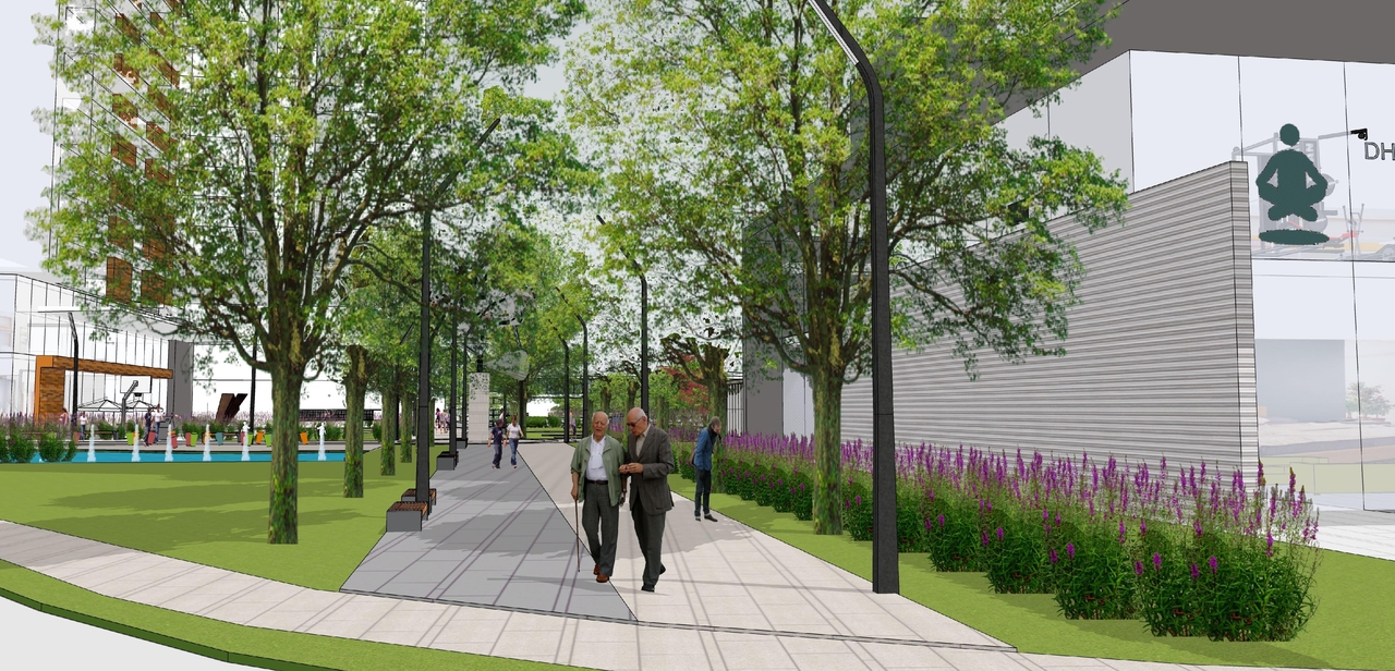 Rendering of building from page 27 of the file '2022-12-02 - Drawings and Design Studies - D02-02-22-0025'