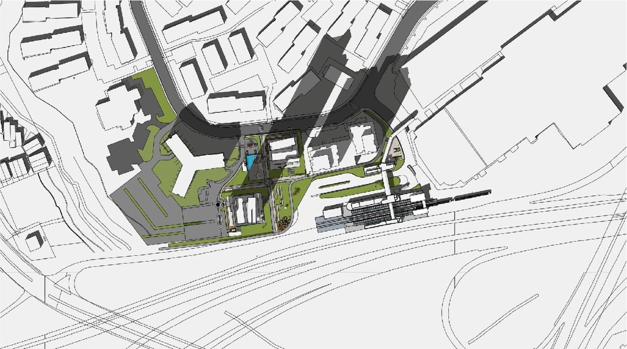 Construction site plan for project from page 47 of the file '2022-12-02 - Drawings and Design Studies - D02-02-22-0025'