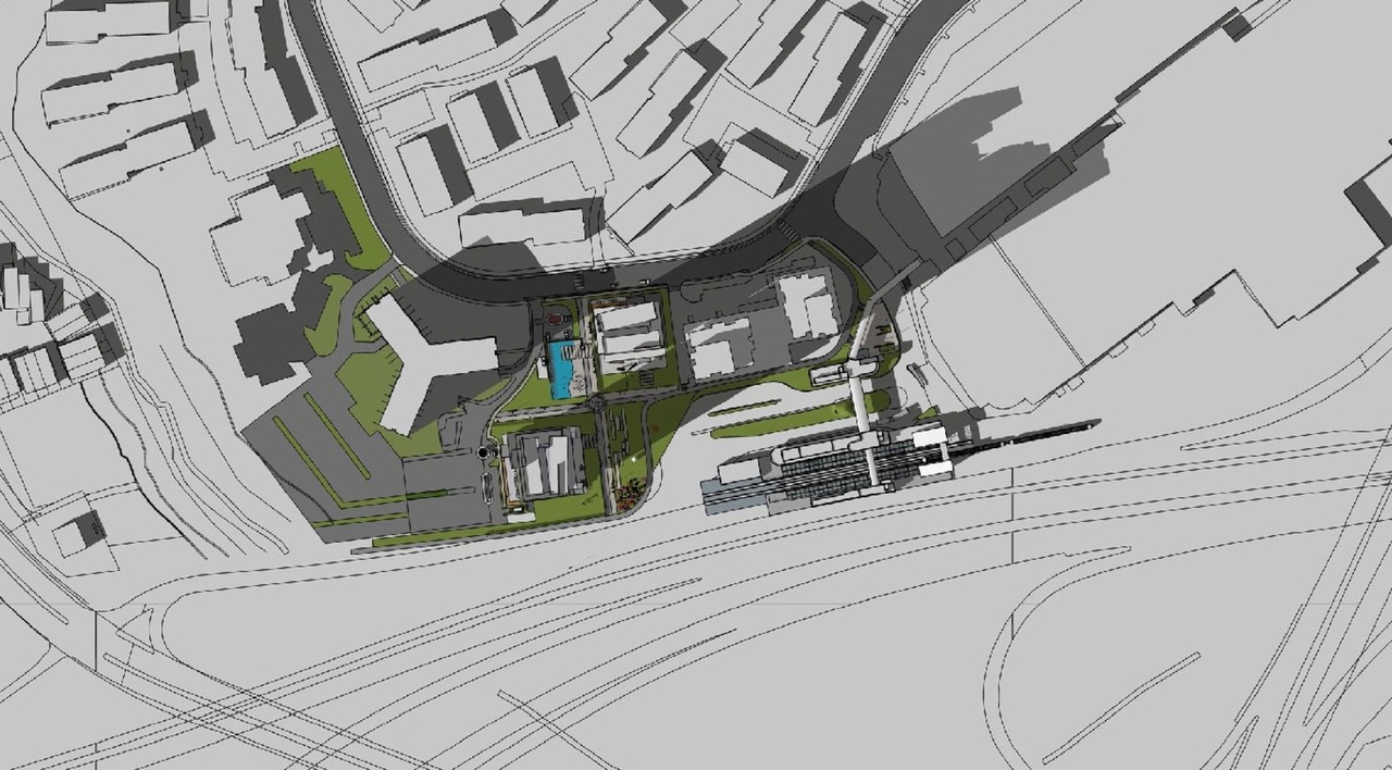 Construction site plan for project from page 48 of the file '2022-12-02 - Drawings and Design Studies - D02-02-22-0025'