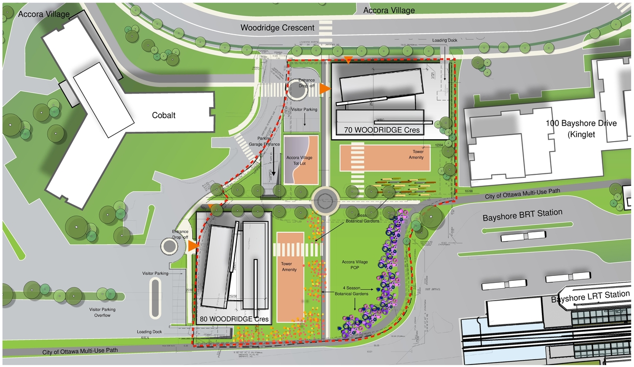 Construction site plan for project from page 5 of the file '2022-12-02 - Drawings and Design Studies - D02-02-22-0025'