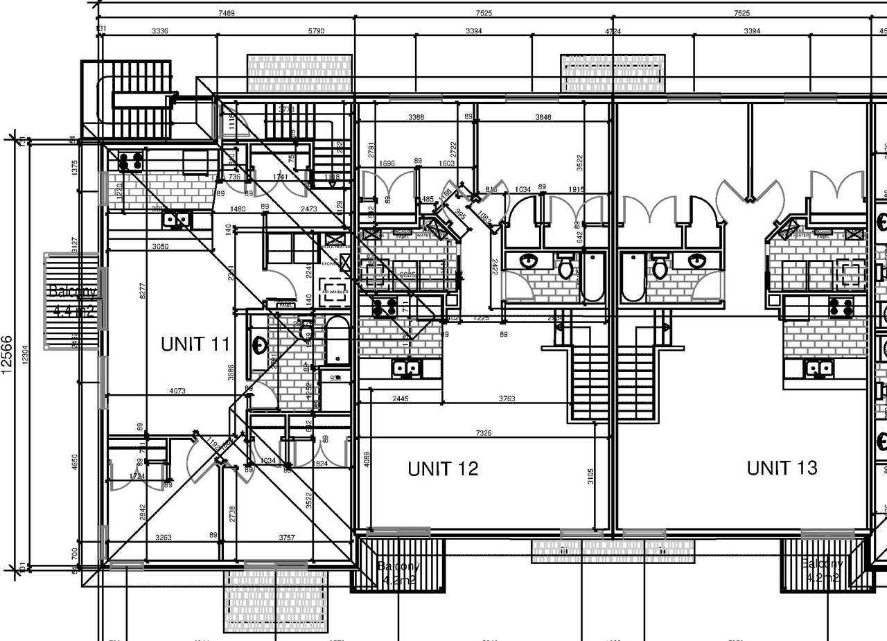 Floor plan for project from page 1 of the file '2022-04-05 - Floor Plans & Elevations - D02-02-22-0029'