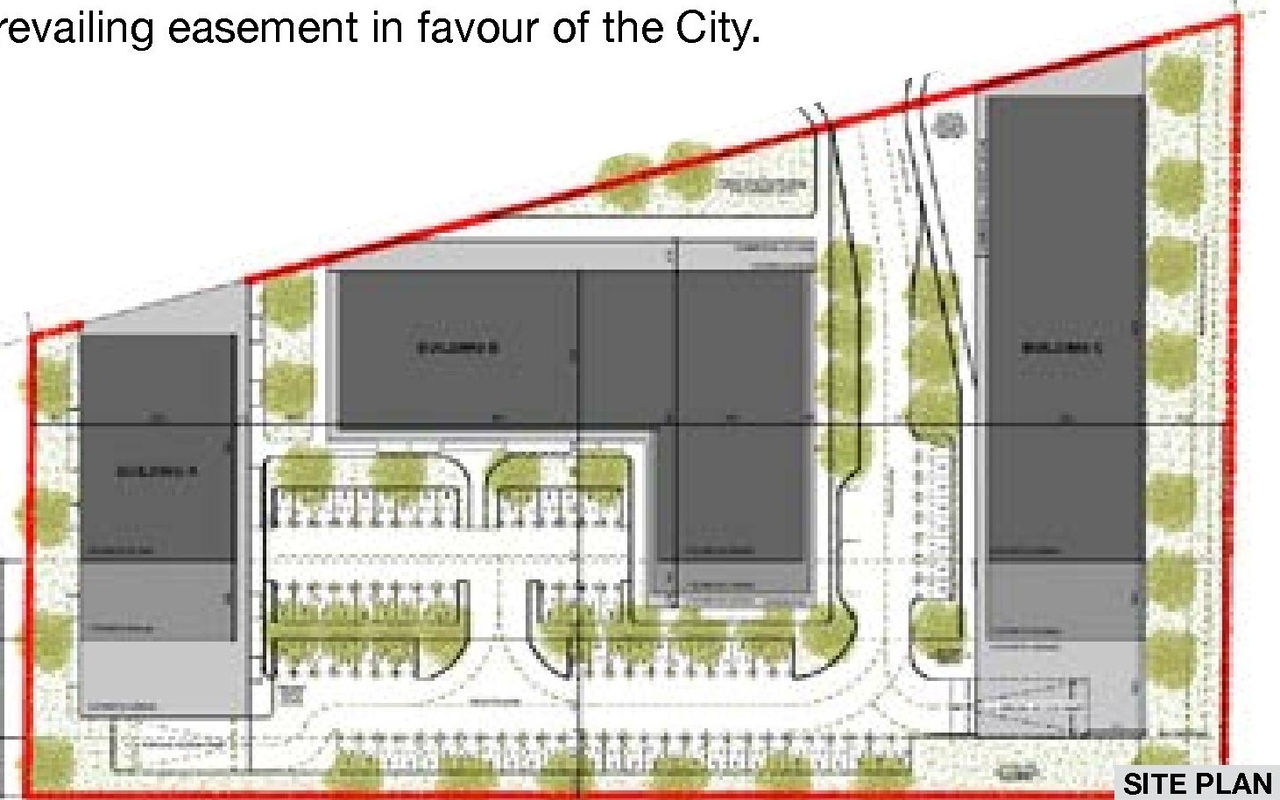 Construction site plan for project from page 18 of the file '2022-09-29 UDRP Submission D02-02-22-0038'