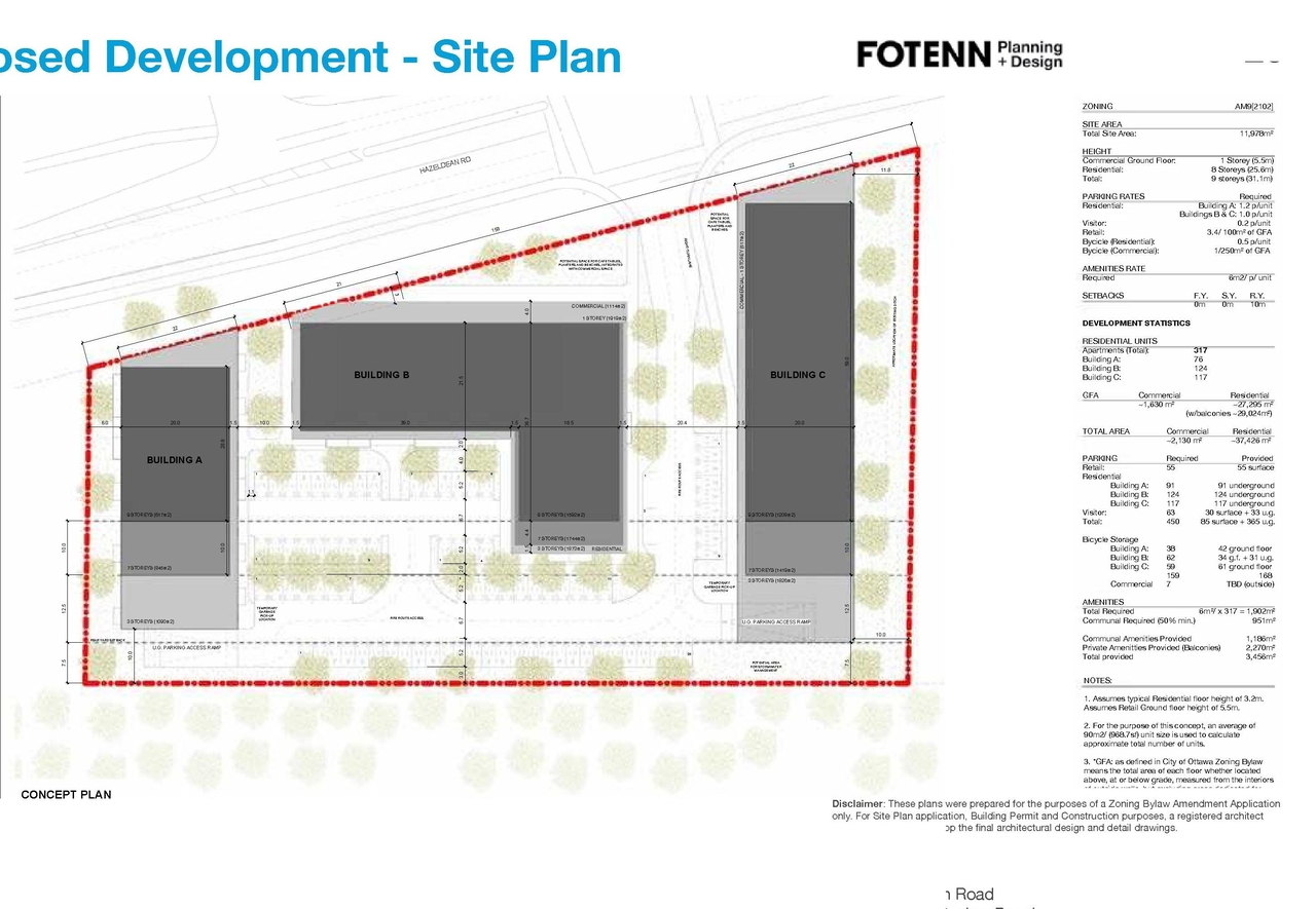 Construction site plan for project from page 27 of the file '2022-09-29 UDRP Submission D02-02-22-0038'