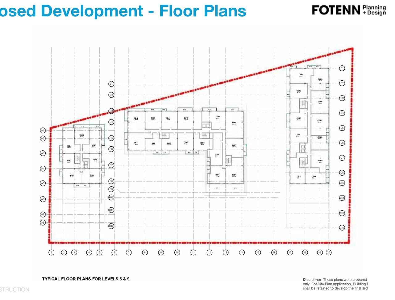 Floor plan for project from page 32 of the file '2022-09-29 UDRP Submission D02-02-22-0038'