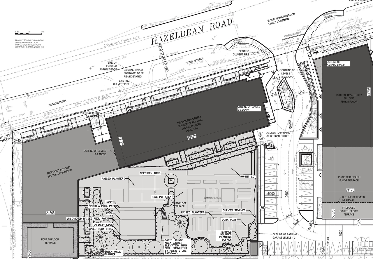 Construction site plan for project from page 24 of the file '2023-01-22 Design Brief D02-02-22-0038'